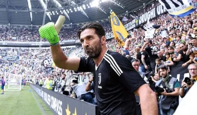 El legendario portero Gianluigi Buffon.