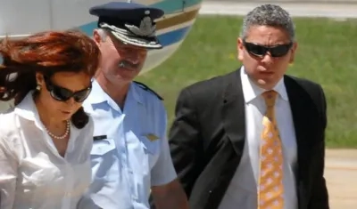 Cristina Fernández y Fabián Gutiérrez.