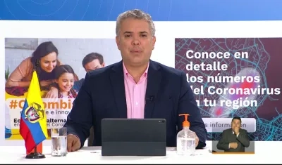 Iván Duque en el programa Prevención y Acción.