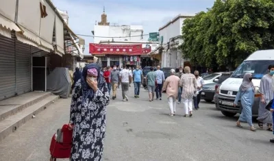 Una calle en Marruecos.
