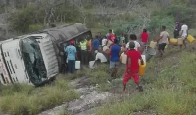 Momento previo antes de la explosión.