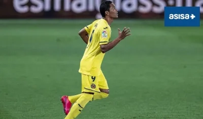 El delantero colombiano del Villarreal Carlos Bacca.