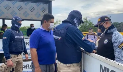 Venezolano expulsado.