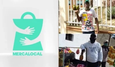 Imagen de la aplicación y de vendedores inscritos en esta.