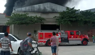 Incendio de bodega.