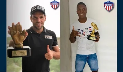 Los junioristas galardonados.