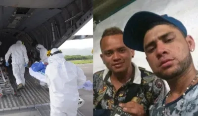 Dos de los familiares de Yuranis Franco Pérez.