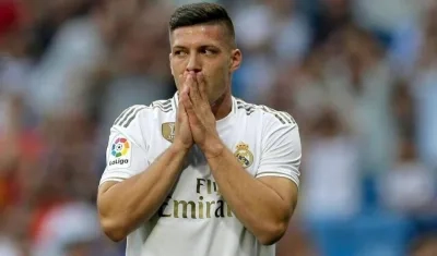 El delantero Luka Jovic.