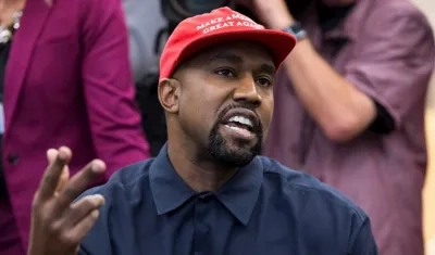 El rapero Kanye West.