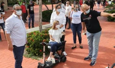 La Gobernadora del Atlántico, Elsa Noguera.