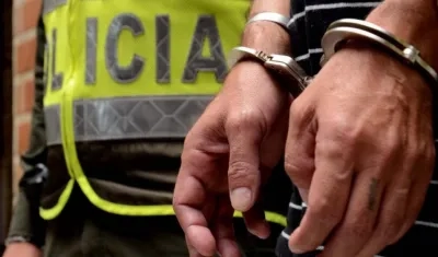 El hombre fue asegurado en centro carcelario.