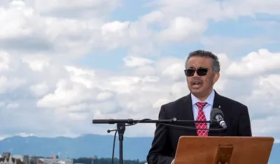 Director general de la OMS, Tedros Adhanom Ghebreyesus.