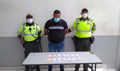 El hombre fue conducido a la URI de la Fiscalía.