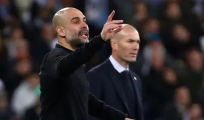 Pep Guardiola y Zinedine Zidane.