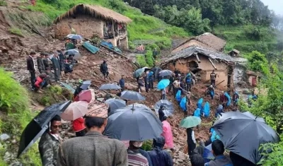 Siete personas murieron en el distrito de Kaski, por las lluvias.