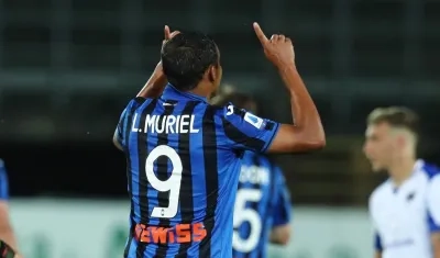 Luis Fernando Muriel, atacante del Atalanta.