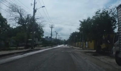 Imagen de una calle en Soledad.