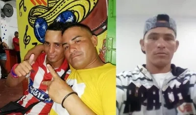 Los hermanos José Joaquín, Jorge Luis y Juan Carlos Guerrero Viloria