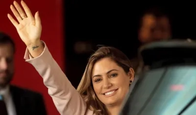 Michelle Bolsonaro, esposa del presidente de Brasil, Jair Bolsonaro. 
