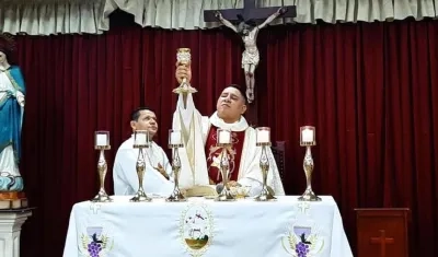 El padre Jesús Ariza Pérez (Q.E.P.D.).