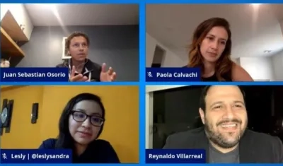 Reynaldo Villarreal González, de Unisimón, en el Campus Party.