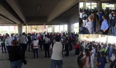 Así estaba el Portal de Soledad.