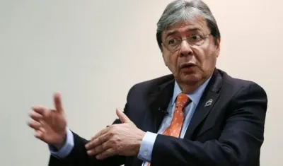 El ministro de Defensa, Carlos Holmes Trujillo.