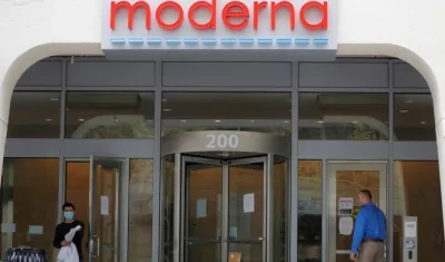 Farmacéutica Moderna hizo el anuncio.