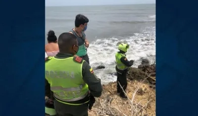 Lugar donde hallaron el cadáver.