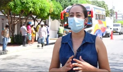 Liceth Escobar, Secretaria de Salud de Baranoa.