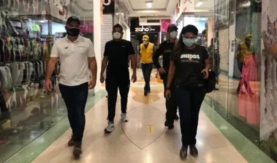 Acciones de regulación y control en el centro de la ciudad.