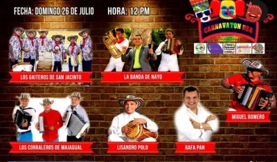 Más de 50 artistas, humoristas, comparsas, reyes del Carnaval, letanías y picos se han sumado a este #CarnavatonUSA.