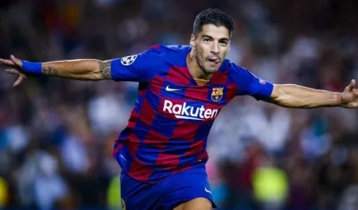El delantero uruguayo del Barcelona Luis Suárez.