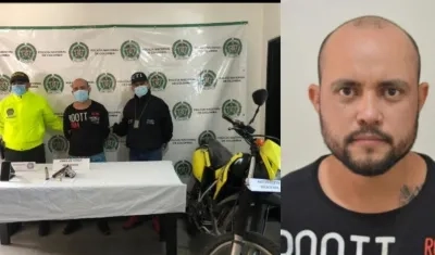 Alias 'El diablo' cuando fue capturado a mediados de junio en el departamento del Huila.