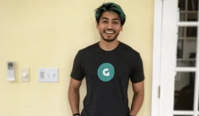 Fahim Saleh, de 33 años, se hizo millonario con la tecnología.