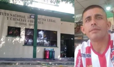 El cuerpo de Osvaldo David Estrada Villegas fue llevado a Medicina Legal.