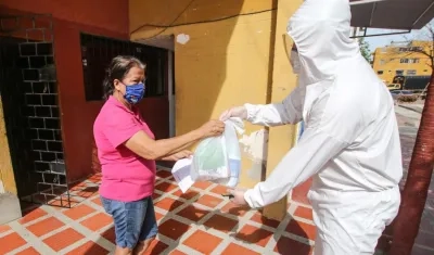 Zully Hernández, beneficiaria del programa de Subsidio Distrital.