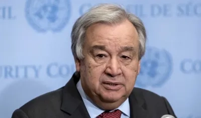 El secretario general de la ONU, António Guterres.