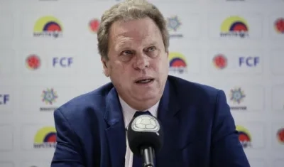 Ramón Jesurún, presidente de la Federación Colombiana de Fútbol.