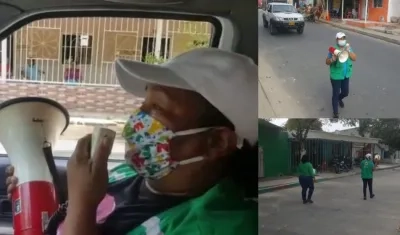 Funcionarios de la Secretaría de Salud del Distrito.