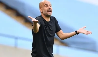 Pep Guardiola, entrenador del Manchester City.