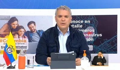Iván Duque, Presidente.