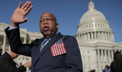 Congresista demócrata John Lewis.