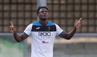 Duván Zapata, líder ofensivo del Atalanta.