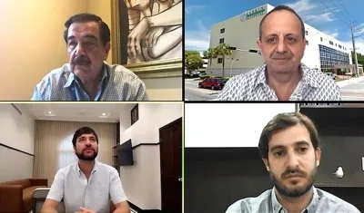 Imagen del encuentro virtual.