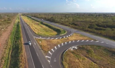 Un tramo de la Ruta del Sol.