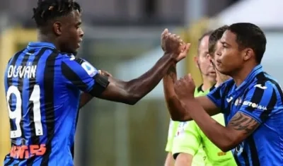 Duván Zapata y Luis Fernando Muriel.