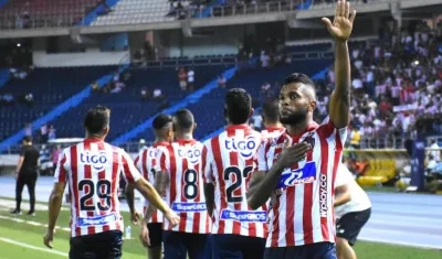 El delantero Miguel Ángel Borja.