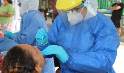 Toma de muestras en Malambo.