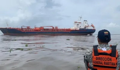 Dimar en el sector de Bocas de Ceniza.